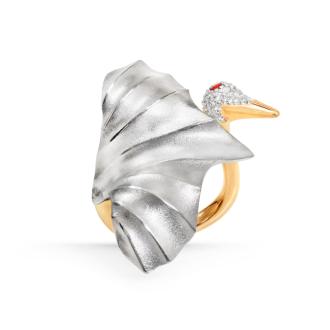 Cranes Ring Medium