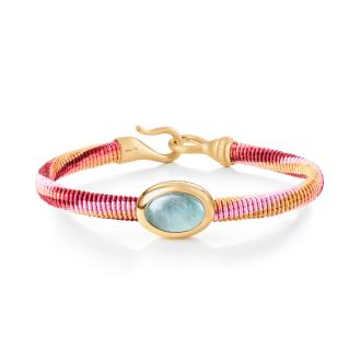 Life Armband mit Aquamarin 