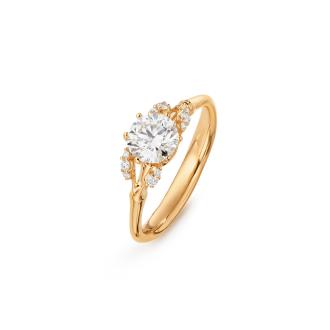 Winter Frost Solitaire Ring