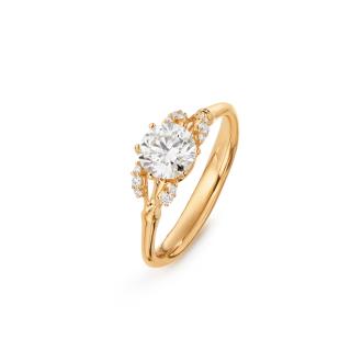 Winter Frost Solitaire Ring