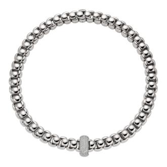 Luna Halskette mit Pavé Diamanten