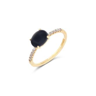 Dancing Mystery Black Ring