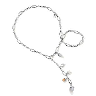 MIKADO Collier Delicate Cashmere mit Diamond Pavé 