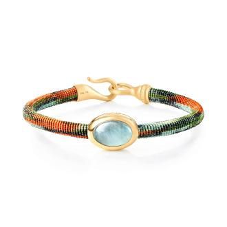 Life Armband mit Aquamarin