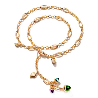 MIKADO Halskette 'Aurora' mit Diamant-Pavé