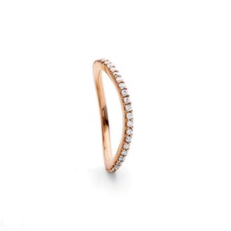 Love Band Ring Curved