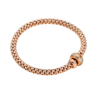 Solo Flex'it Armband mit weißen und braunen Diamanten