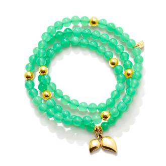 INDIA Armband medium Chrysoprase
