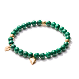 INDIA Armband mit Malachite Large