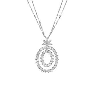 L'Heure du Diamant Marquise Anhänger mit Halskette
