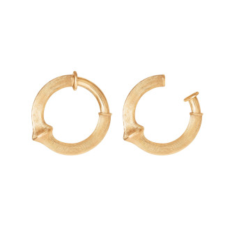 Nature Creolen-Ohrclips klein