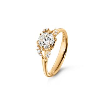 Winter Frost Solitaire Ring