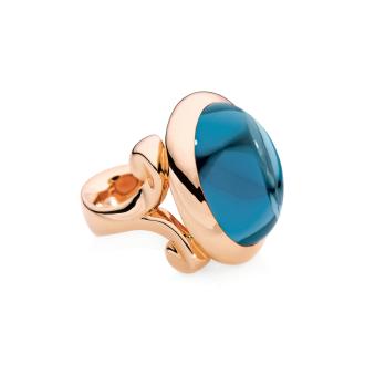 HIPPIE GLAM Ring large London Topas