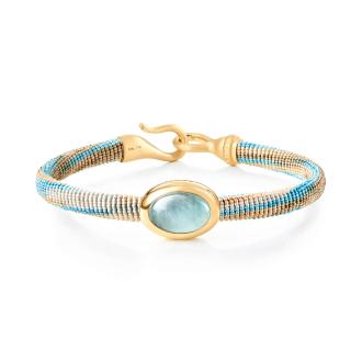 Life Armband mit Aquamarin