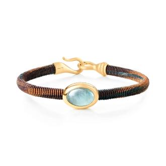 Life Armband mit Aquamarin