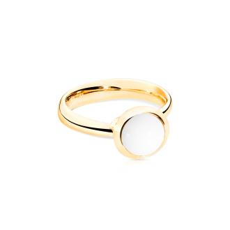 BOUTON Ring small Cacholong