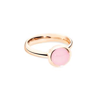 BOUTON Ring small Chalcedony pink