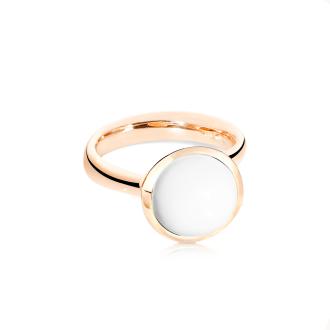 BOUTON Ring large Cacholong
