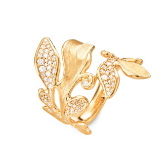 Forest Ring mit Diamant-Pavé