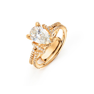 Love Bands Solitaire Ring