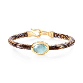 Life Armband mit Aquamarin