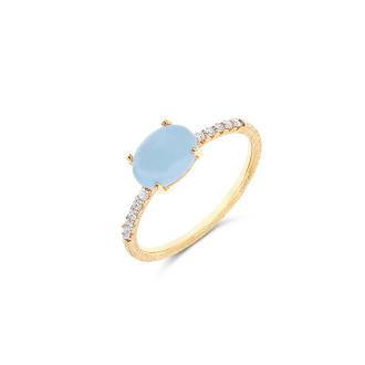 Dancing Azure Ring