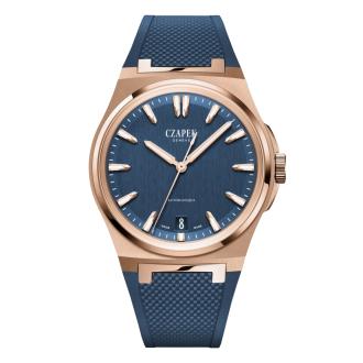 Antarctique Mount Erebus Deep Blue Rose Gold and Rubber