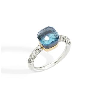 Nudo Deep Blue kleiner Ring