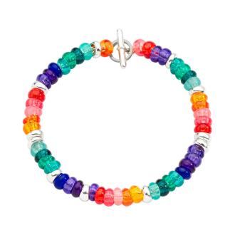 Armband Rondelle Rainbow