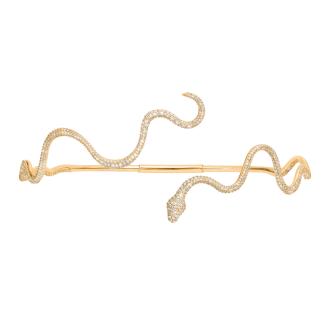 Snakes Halsreif mit Diamant-Pavé