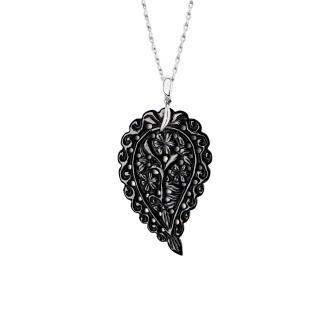 INDIA Anhänger large Black Onyx