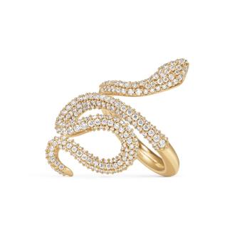 Snakes Ring medium paviert