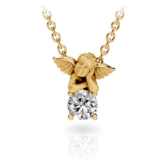 Anhänger mit Halskette "My Angel Solitaire"