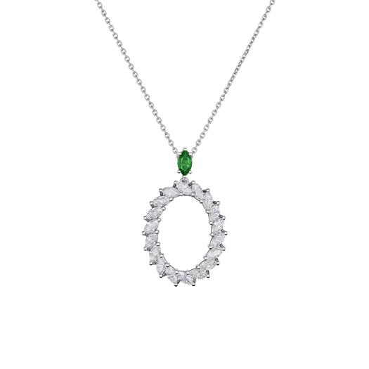Chopard - L'Heure du Diamant Marquise Anhänger mit Halskette
