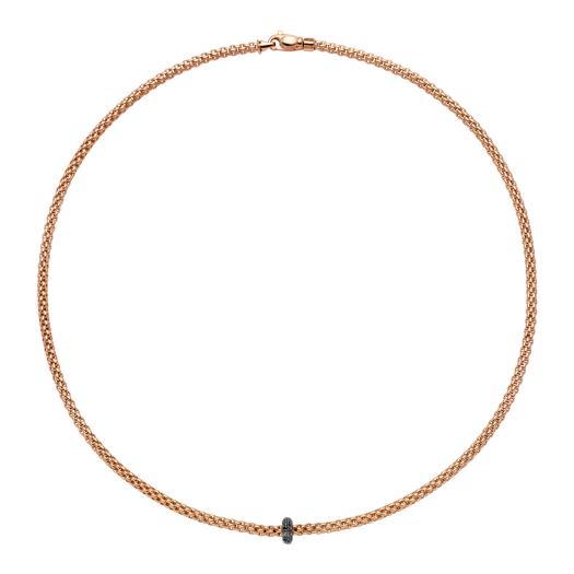 FOPE - Prima Halskette mit schwarzen Diamanten