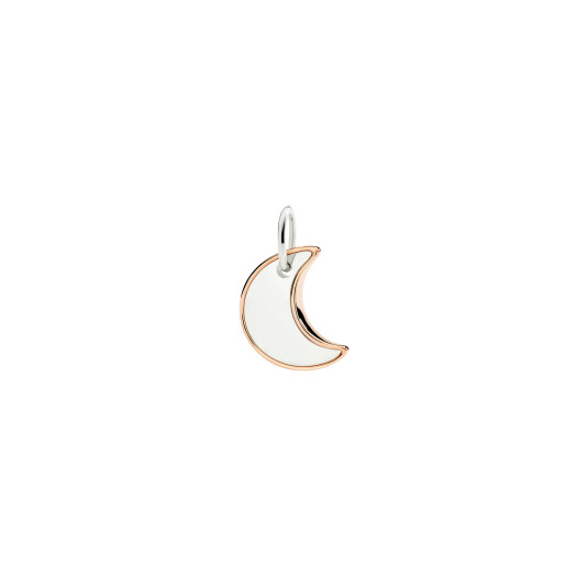 DoDo - Anhänger Mond XL aus Silber und Roségold