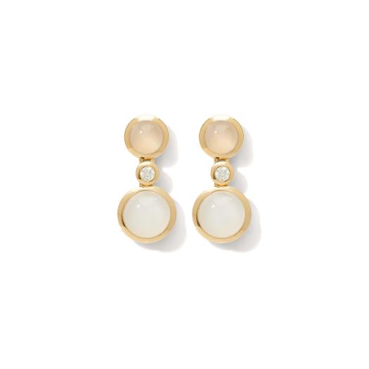 Tamara Comolli - BOUTON 2 Ohrringe Cabochons Classic 'Sand' 