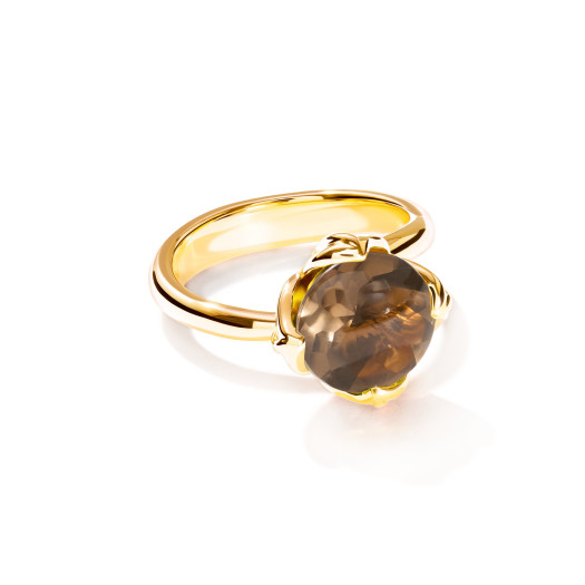 Tamara Comolli - TULIP Ring Small mit Rauchquarz