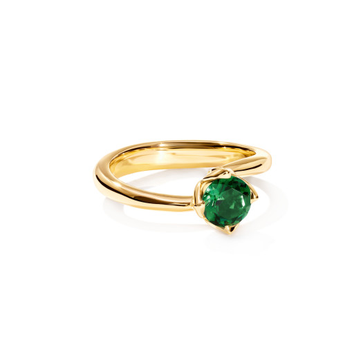 Tamara Comolli - TULIP Ring XS mit grünem Turmalin