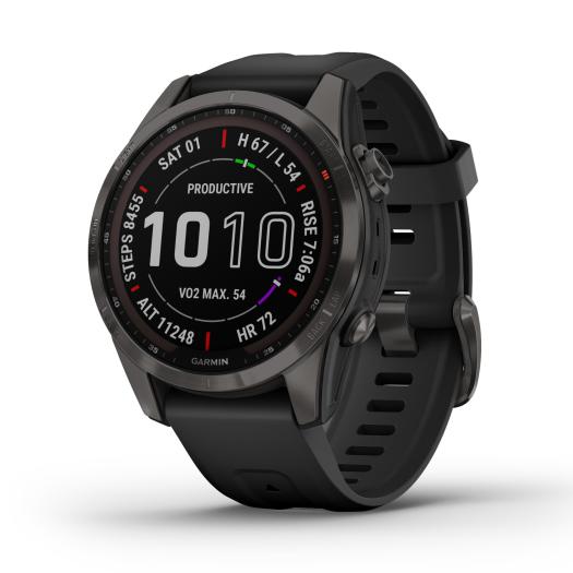 Garmin - fēnix® 7S Sapphire Solar