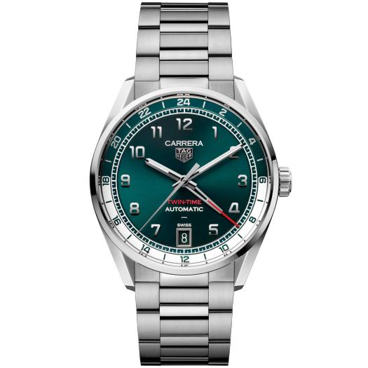 TAG Heuer - TAG HEUER CARRERA DATE TWIN-TIME