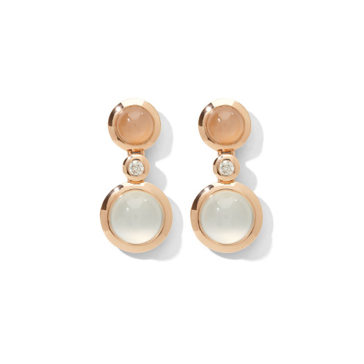 Tamara Comolli - BOUTON Ohrhänger 2 Cabochons 'Camel'