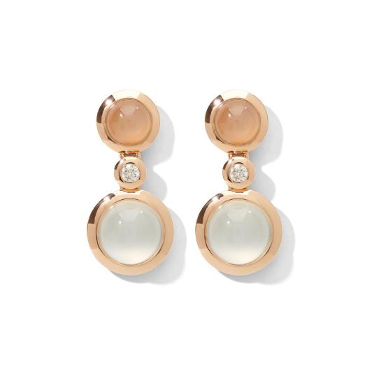 Tamara Comolli - BOUTON 2 Cabochon Ohrringe Camel