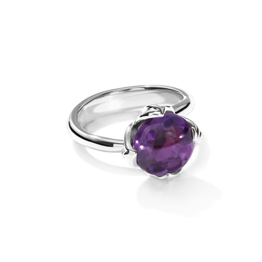 Tamara Comolli - TULIP Ring Small mit Amethyst