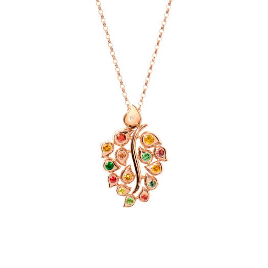 Tamara Comolli - SNOWFLAKES Leaf Anhänger 'Indian Summer'