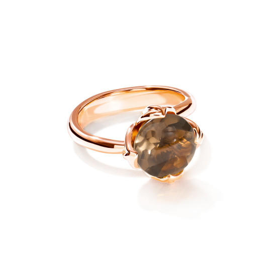 Tamara Comolli - TULIP Ring Small mit Rauchquarz