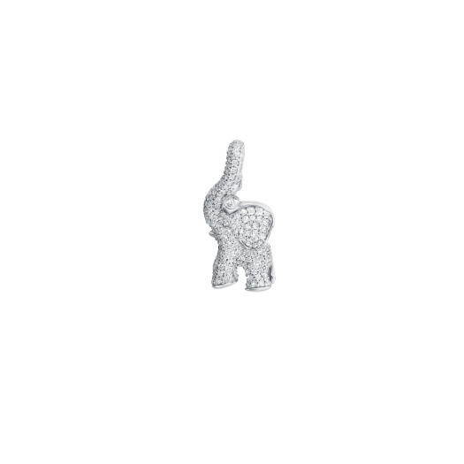 Ole Lynggaard Copenhagen - Elephant Anhänger mittel mit Diamant-Pavé
