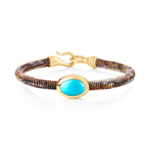 Ole Lynggaard Copenhagen - Life Armband mit Türkis