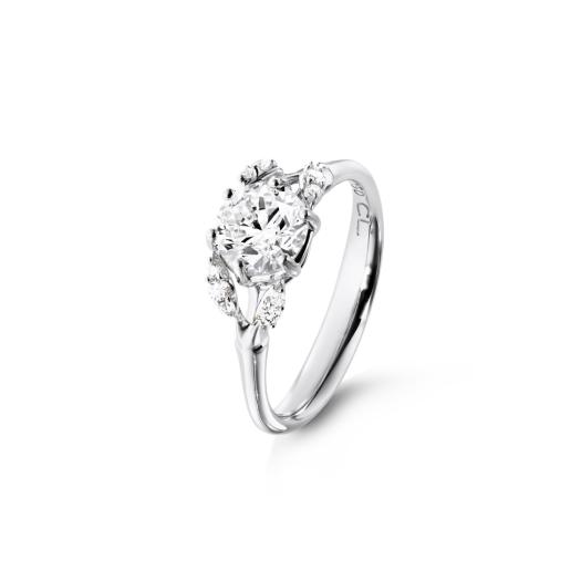 Ole Lynggaard Copenhagen - Winter Frost Solitaire Ring