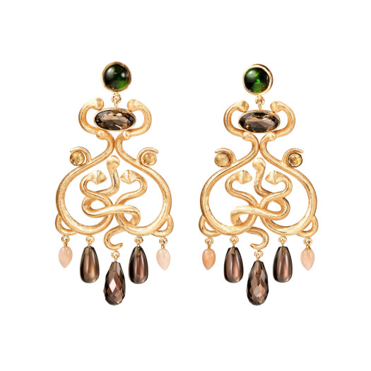 Ole Lynggaard Copenhagen - Snakes Ohrringe im Chandelier Stil